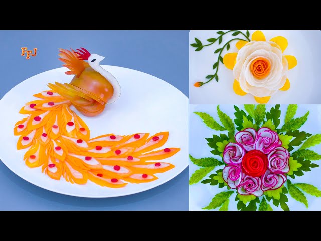 Most Satisfying Food Arts Ever | Beautiful Garnishes & Designs