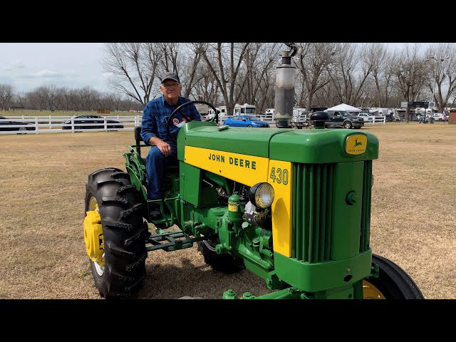 Showing Off A Classic 1959 John Deere 430 tractor at Southern Farm Days in North Carolina!