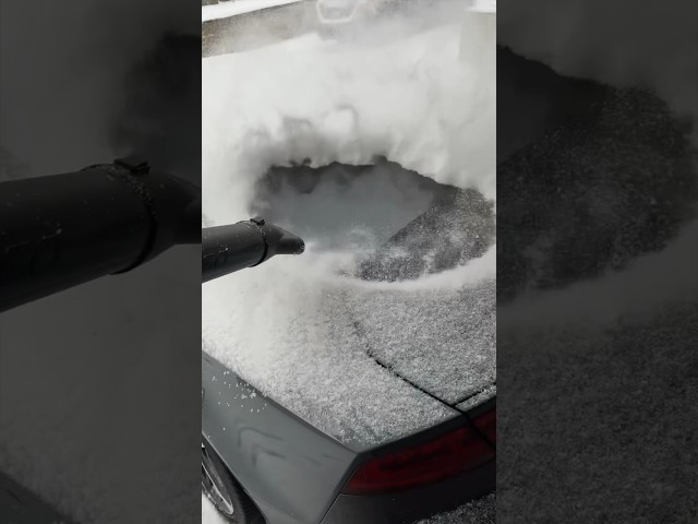 Most Satisfying Way To Remove Snow 🤌