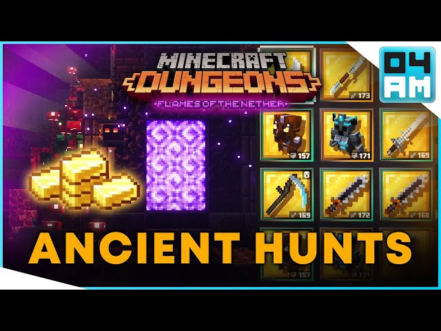 ANCIENT HUNTS GUIDE - Gilded Gear & Gold Farming Basics in Minecraft Dungeons