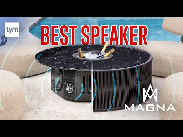 Best Outdoor Speaker - Magna Oasis - Patio Table w/ High-End Audio  | CEDIA 23