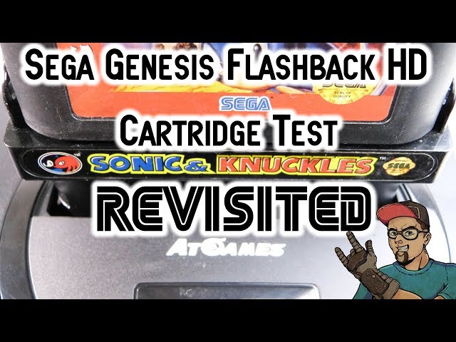 AtGames Genesis Flashback HD Revisited Testing Sonic & Knuckles Cartridge