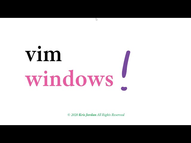vim - windows