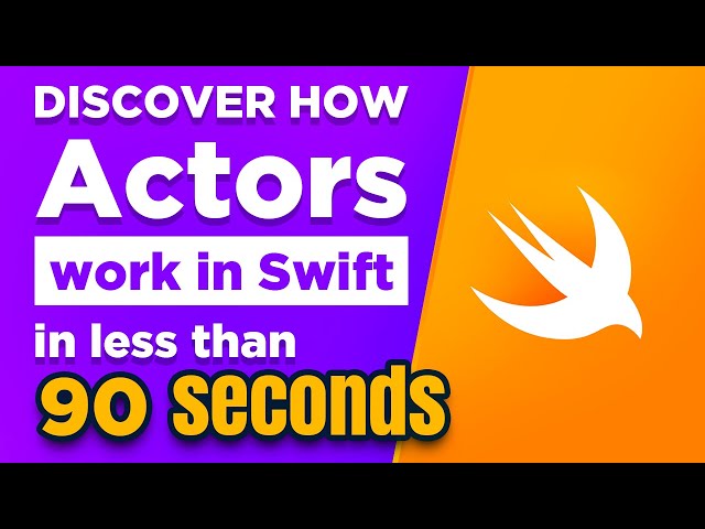 Discover how Actors work in less than 90 seconds 🚀