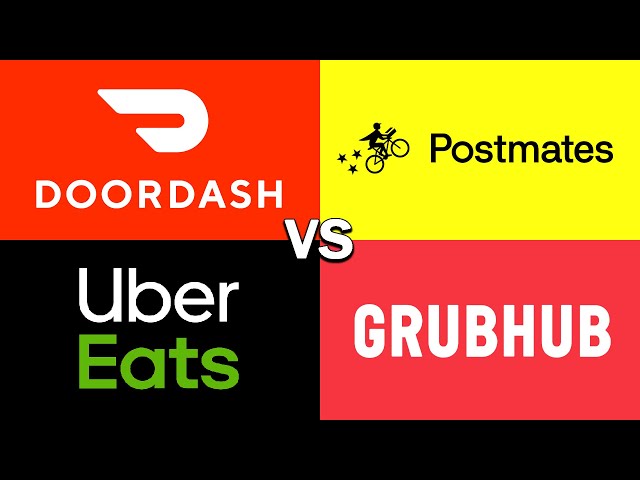 DoorDash vs. Postmates vs. Uber Eats vs. Grubhub