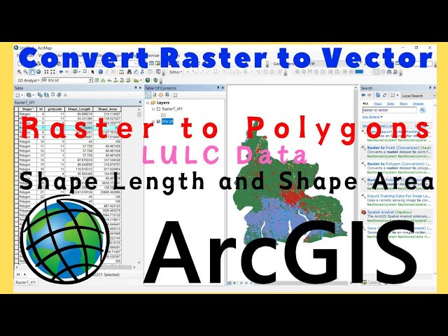 Raster to Polygons using ArcGIS