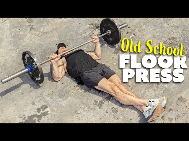 Floor Press Exercise Tutorial | Old School Chest Workout