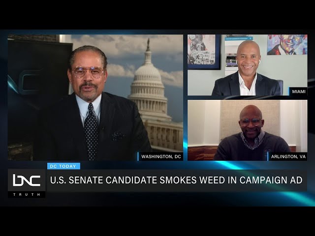 US Senate Candidate Highlights Racial Disparity by Smoking Blunt in Ad