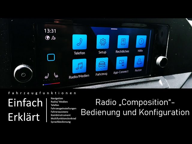 Golf 8 Caddy T7 Multivan: Radio Composition- Aufbau und Grundfunktionen Individualisierbarkeit (VW)