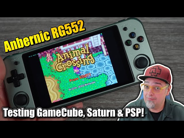 Anbernic RG552 Handheld! How Well Does It Do GameCube, Sega Saturn & PSP?