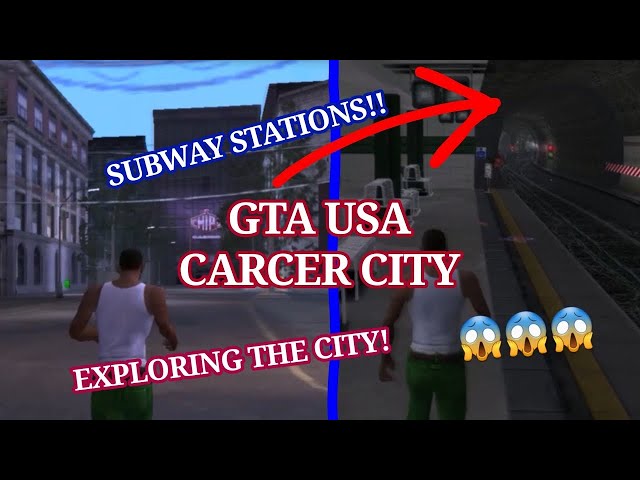 GTA USA MOD Stars & Stripes [New Version] Exploring Carcer City AND A SUBWAY!! *NEW CITY!!*[GTA USA]