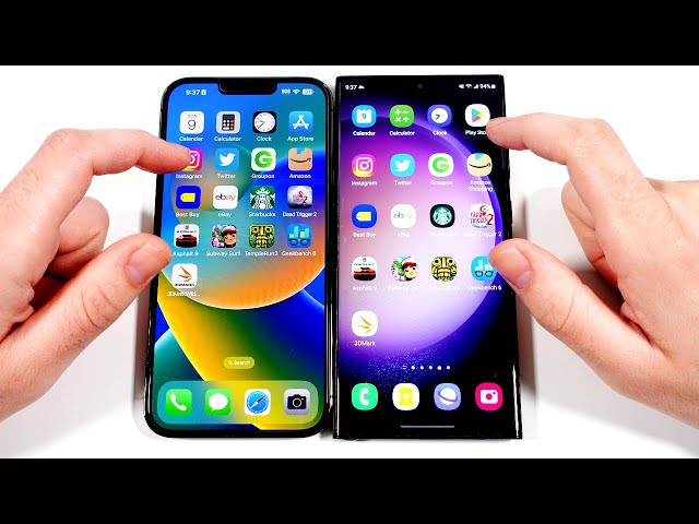iPhone 13 Pro Max vs Galaxy S23 Ultra Speed Test