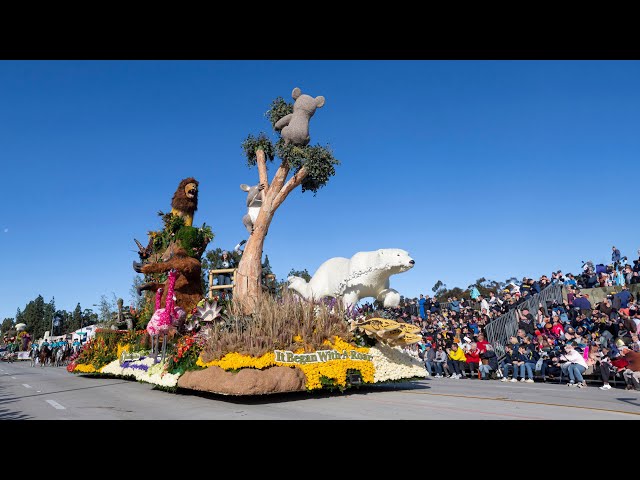 San Diego Zoo's WINNING Rose Parade Float