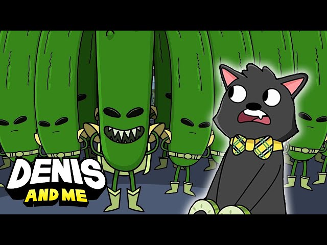 Denis and Me | Sir Meows A Lot VS The Cucumbers: Part 2 | Compilation
