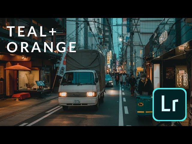 How to edit orange and teal in Lightroom (Free orange & teal preset)