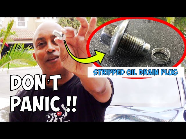 BEST Way to  Fix  a Stripped Oil Drain Plug on ANY Vehicle