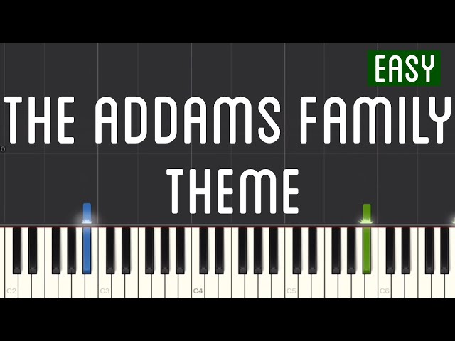 The Addams Family Theme - Piano Tutorial | Easy