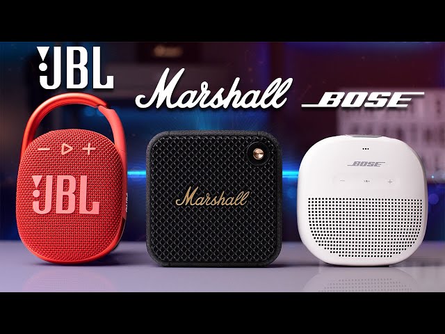 Marshall Willen VS Bose Soundlink Micro VS JBL Clip 4