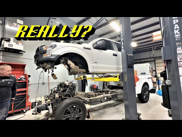 2017 Ford F-150 3.5L Ecoboost Engine Swap PT 1: Is Body Removal Really Necessary?