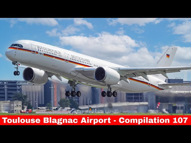 TOULOUSE Blagnac Airport, Plane Spotting Compilation  #107  (March 2024)