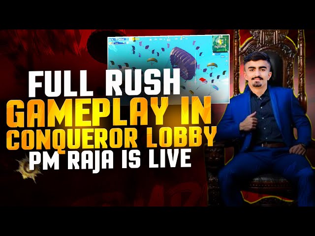 Full Rush Gameplay streamsinpers aur tiktokers ki lobby Mai | PM RAJA LIVE | Road to 5k Subscribers