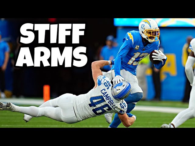 Best Stiff Arms of the 2023-2024 NFL Season