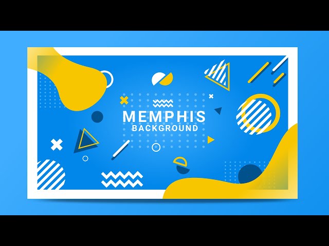 Inkscape Tutorial : Abstract Geometric Modern Background (Memphis Style)