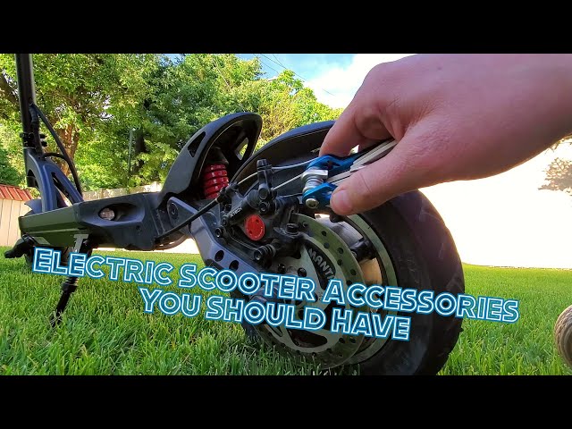 Electric Scooter Accessories You Should Have