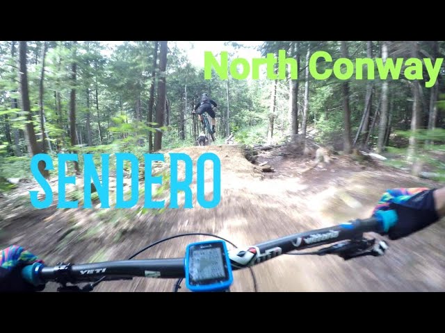 Mach Chicken in North Conway on some of the areas best and newest #enduro trails