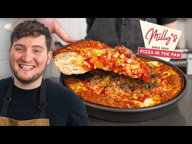 Chicago's SECRET Pizza Style! | Pizza In The Pan (Pequod's, Milly's, Burt's Place)