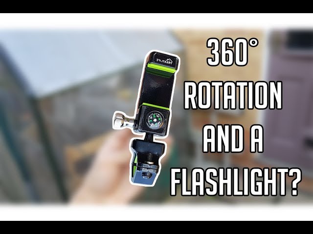 Best Bicycle Phone Holder (clamp) Under 15£ - 360 rotation | Flashlight | Compass