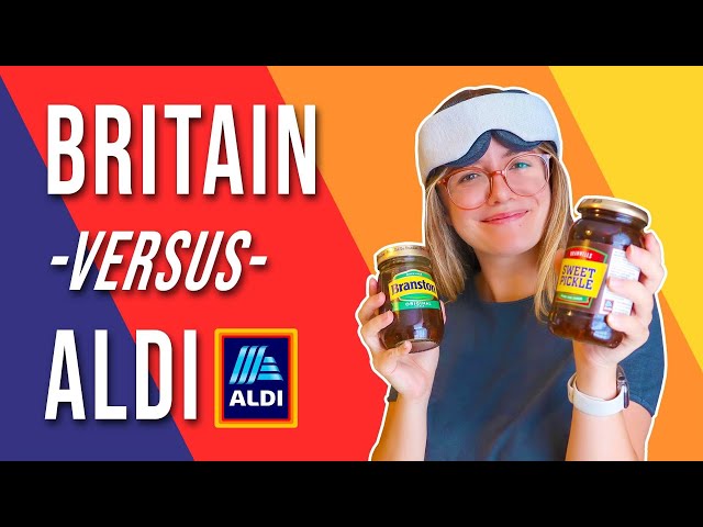 Is British-made food BETTER than ALDI? | Blindfolded Taste Test