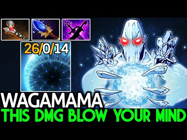 Wagamama [Ancient Apparition] This Damage Blow Your Mind Instant Kill any Hero 7.21 Dota 2