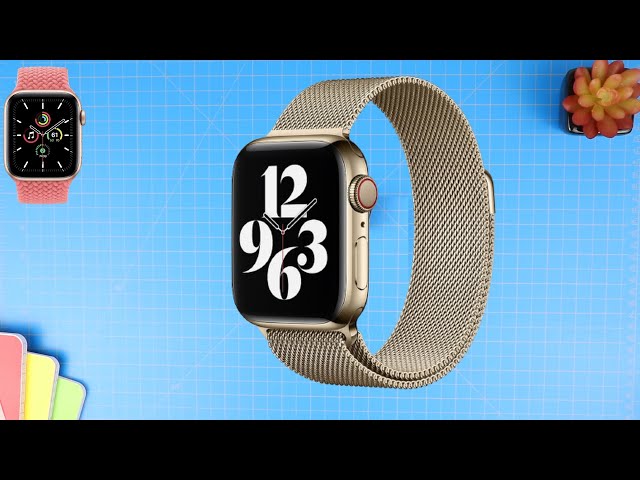 Apple Watch SE The Unboxing - Gold Milanese Loop Edition