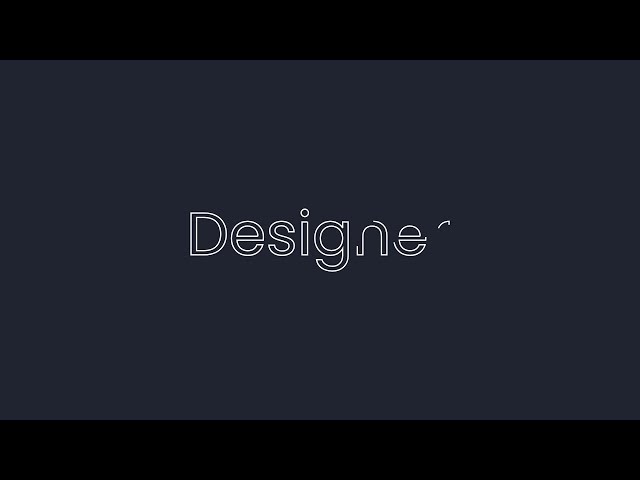 SVG Animation With Text Tutorial | HTML CSS