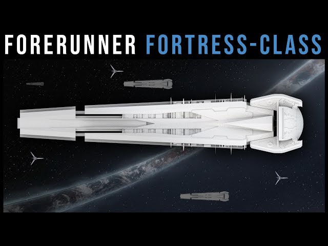 Forerunner FORTRESS-CLASS Dreadnought -- Breakdown/Render | Halo Lore