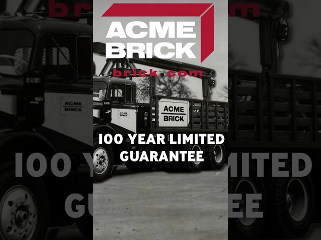 100 Year Guarantee #shorts #acme #brick