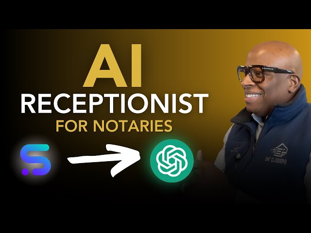 The Fully Automated AI Receptionist for Notaries | No-Code Tutorial