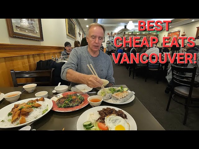 Vancouver Cheap Eats Food Tour! Best Budget Friendly Options in Vancouver!