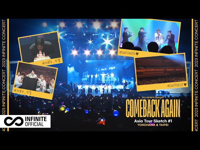 [Behind Film] 2023 INFINITE(인피니트) Concert ‘COMEBACK AGAIN’ 아시아 투어 스케치 #1 (ENG)