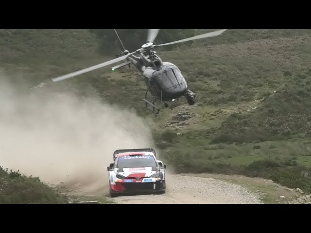 WRC Rally Portugal 2022 - MAX ATTACK (RALLY1 vs HELICOPTER)