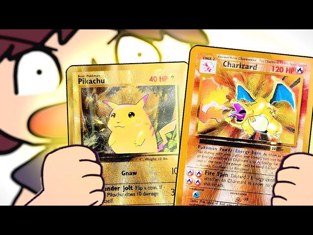 Opening GOLD Pokemon Cards