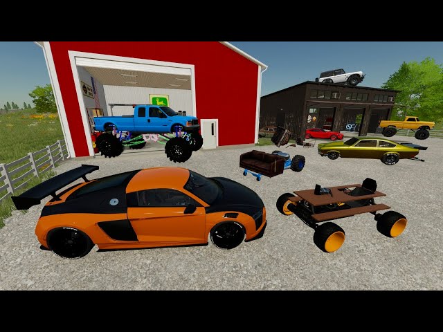Buying Random Barns at Auction from Millionaire | Farming Simulator 22