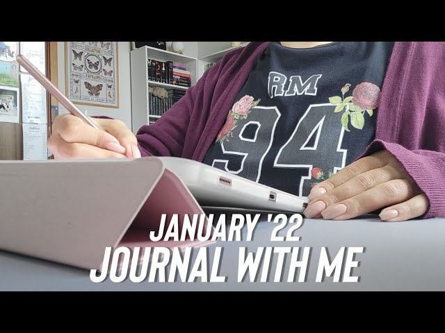 Digital Journal With Me 🌸 January '22 | Galaxy Tab S7 📝 Samsung Notes
