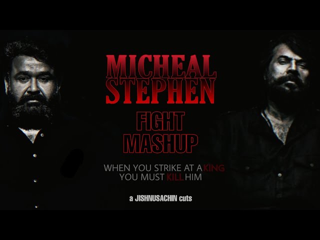 Michael And Stephen | Fight mashup | Happy Diwali | Mohanlal | Mammootty | Jishnusachin