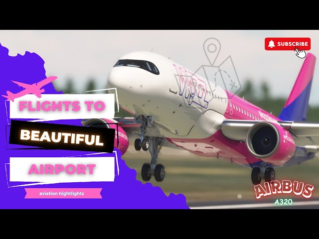 Most HEAVY BIG Plane Flight Landing!! Airbus A320 Wizz Air Landing at Paris Airport