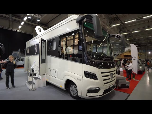 Luxury at a budget price: Morelo Palace 2021 motorhome - new technology + design-extended room tour.