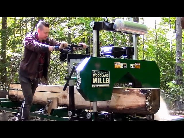 Portable Sawmills- Are they worth the money?- Woodland Mills HM126
