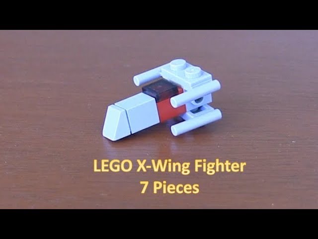 How To Build A LEGO Star Wars Mini X-Wing Fighter 7 Pieces