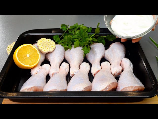 My husband's favorite recipe! Chicken legs in the oven!